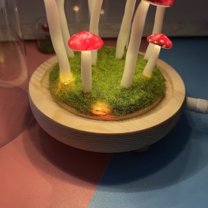 Lovely Red Mushroom Colored Night Light