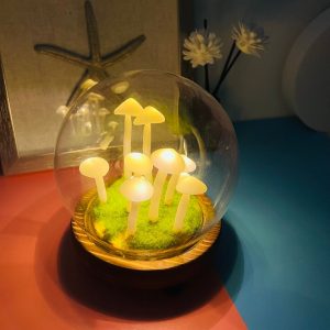 Cute Yellow Mushroom Night Light Sleep