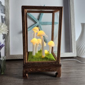 Mystical Mushroom Lamp Psychedelic Decor Retro Home Decor Delight