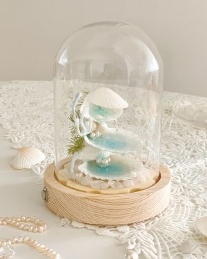 Sea Clam Pearl Night Light Dreamy Shell & Pearl