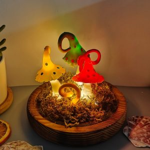 Fairy Garden Mushroom Lamp