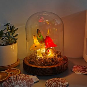 Fairy Garden Mushroom Lamp