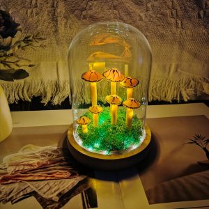 Nature-Inspired Earthy Mushroom Lamp