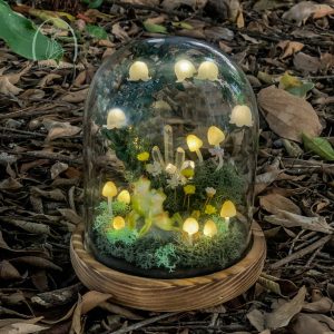 Lily of the Valley Lamp, Cute Frog & Mushroom Night Light