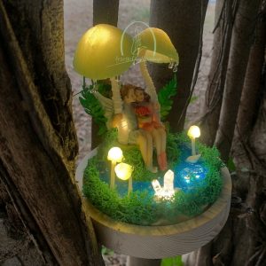 Romantic Fairy Mushroom Lamp Spirit Lovers Pool