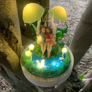 Romantic Fairy Mushroom Lamp Spirit Lovers Pool