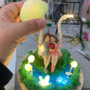 Romantic Fairy Mushroom Lamp Spirit Lovers Pool