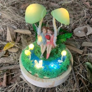 Romantic Fairy Mushroom Lamp Spirit Lovers Pool