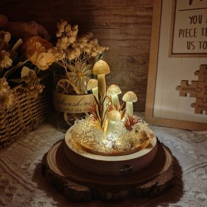 Cosy Glowing Mushroom Art Decoration Lamp